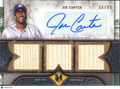 Joe Carter 2025 Museum Collection Auto Autograph Bat Relic 66/99 Blue Jays