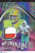 Tua Tagovailoa 2021 Spectra Mesmerizing Jersey Patch 6/15 Miami Dolphins