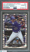 Nolan Arenado 2013 Bowman Rookie RC Silver Ice Colorado Rockies PSA 10