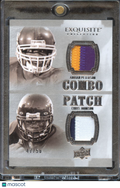 Chris Johnson / Adrian Peterson 2010 UD Exquisite Collection Jersey Patch 47/50