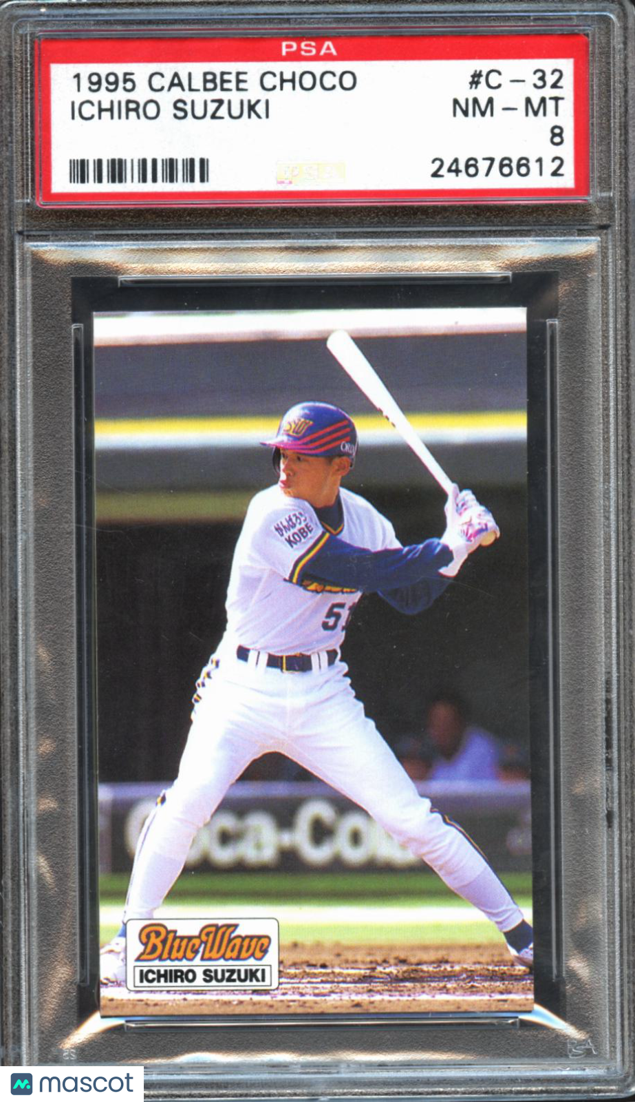 Ichiro Suzuki 1995 Calbee Choco Rookie RC Seattle Mariners #C32 PSA 8