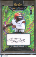 Shedeur Sanders 2025 Wild Card Auto Autograph Rookie RC 1/1 Cleveland Browns
