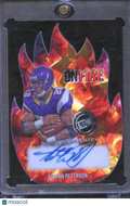 Adrian Peterson 2024 Leaf Press Pass Auto Autograph 8/10 Minnesota Vikings