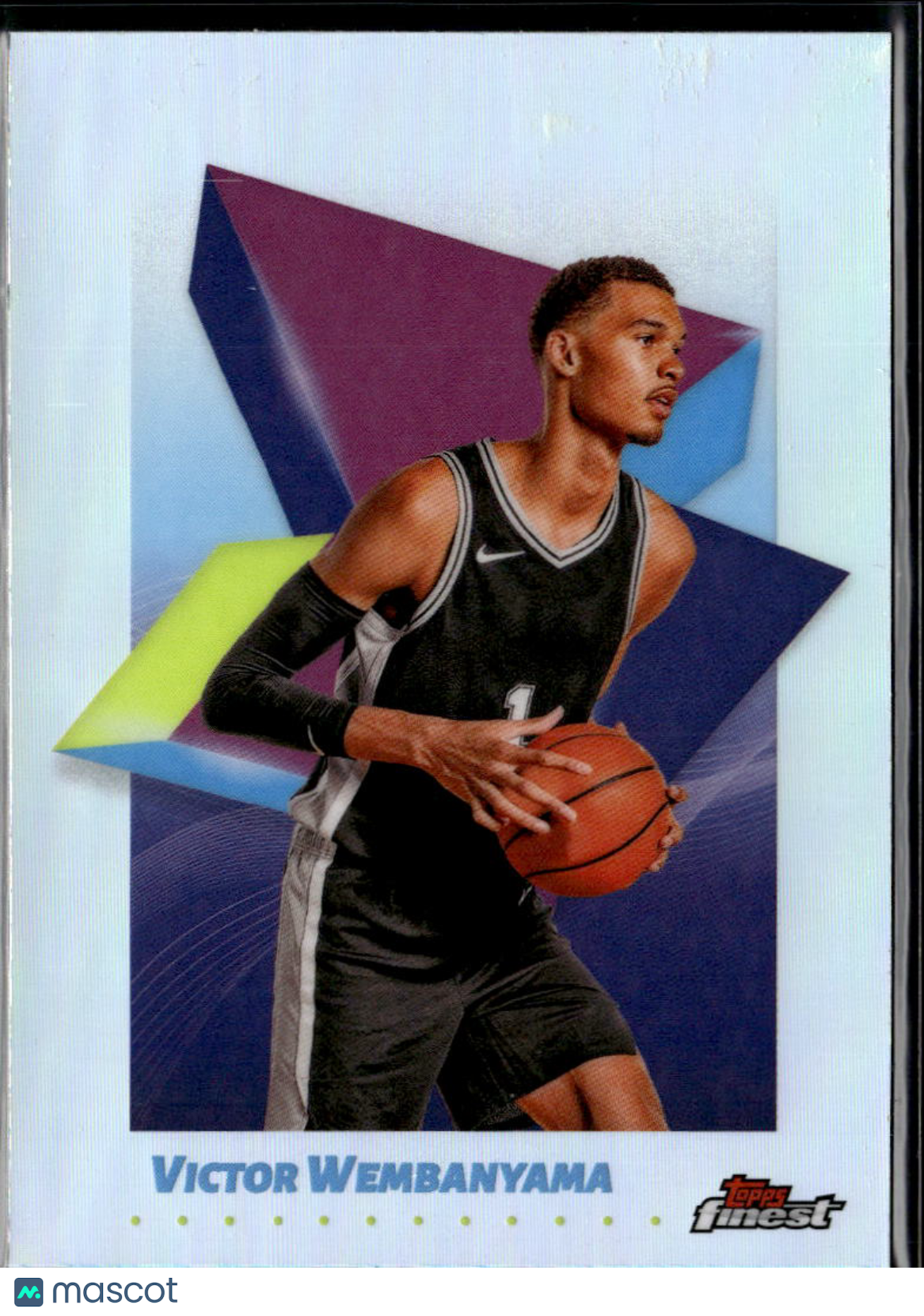 Victor Wembanyama 2025 Topps Finest Refractor San Antonio Spurs