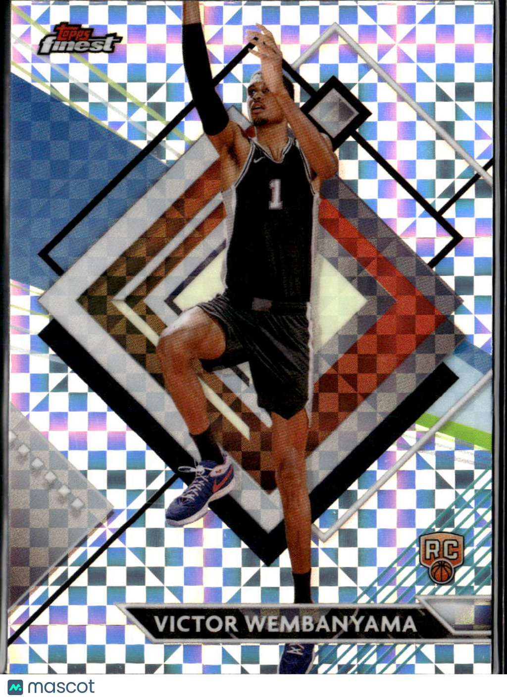 Victor Wembanyama 2023-24Topps Finest RARE Xfractor Rookie RC San Antonio Spurs