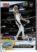 Victor Wembanyama 2023-24 NBA Hoops Attack Rack Silver Prizm Rookie RC Spurs