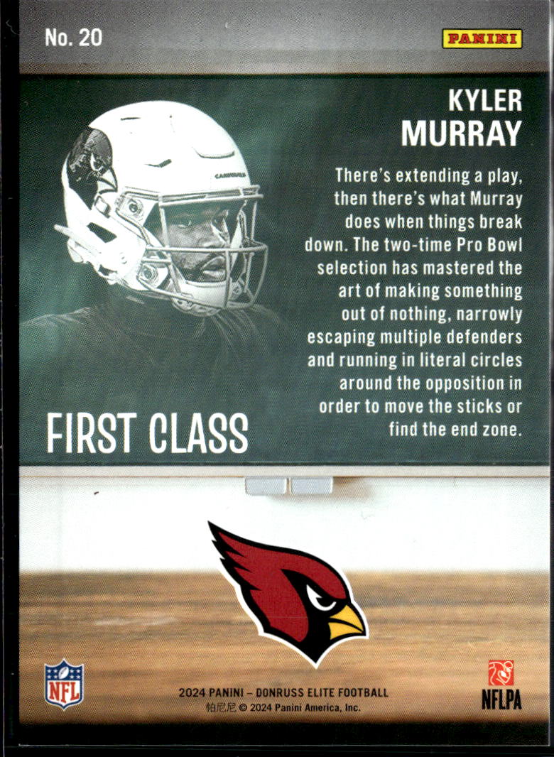 Kyler Murray 2024 Donruss Elite First Class CASE HIT SSP Arizona Cardinals