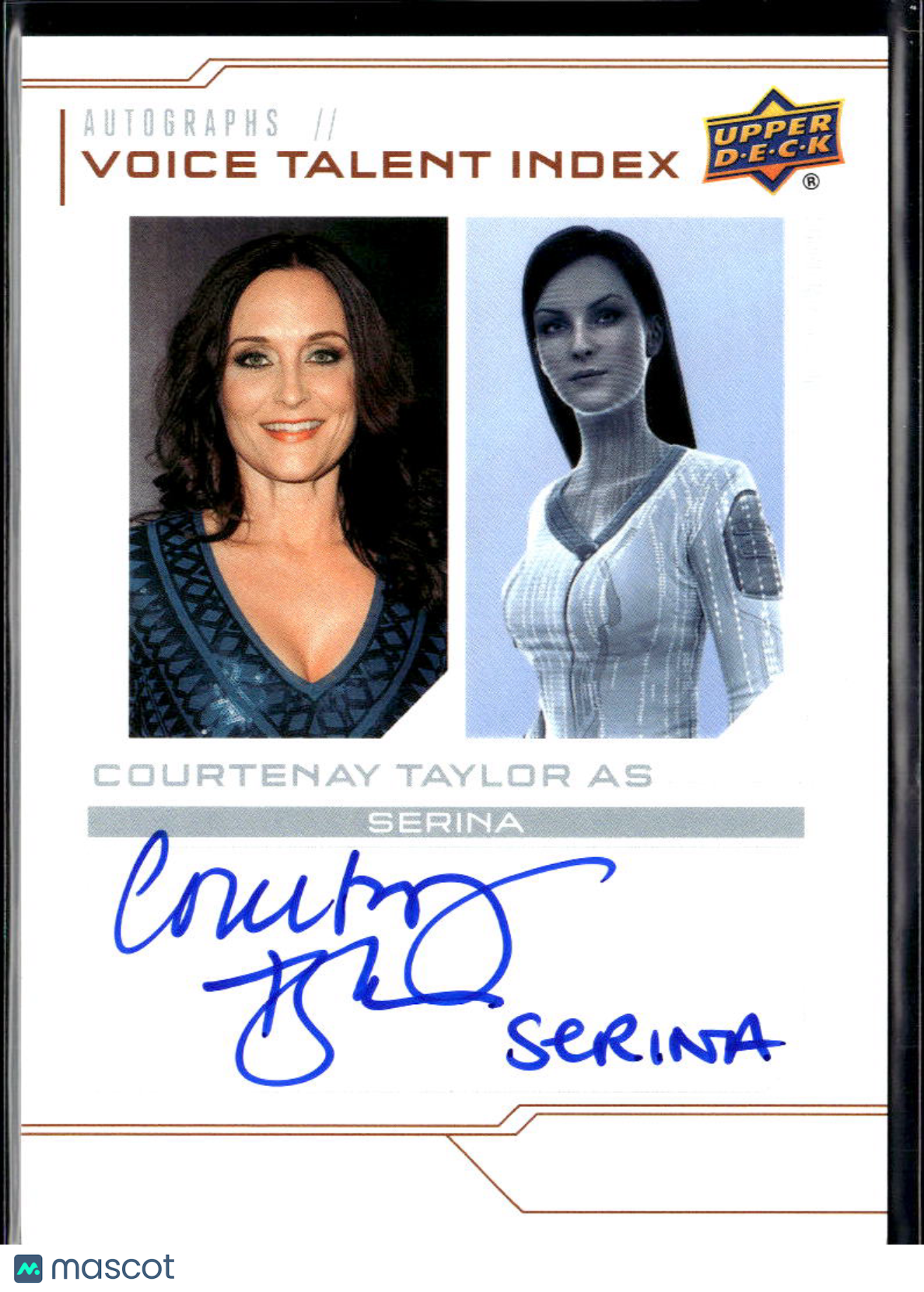 Courtenay Taylor asSerina 2024 Upper Deck Halo Legacy Voice Auto Autograph