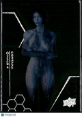 Cortana 2024 Upper Deck Halo Legacy Collection Augmented Black 615/699