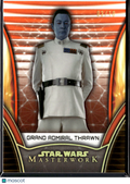 Grand Admiral Thrawn 2025 Topps Star Wars Masterwork Orange 03/10 #21