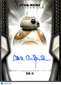 Dave Chapman as BB-8 2025 Topps Star Wars Masterwork Auto Autograph