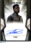 John Boyega as Finn 2025 Topps Star Wars Masterwork On Card Auto Autograph
