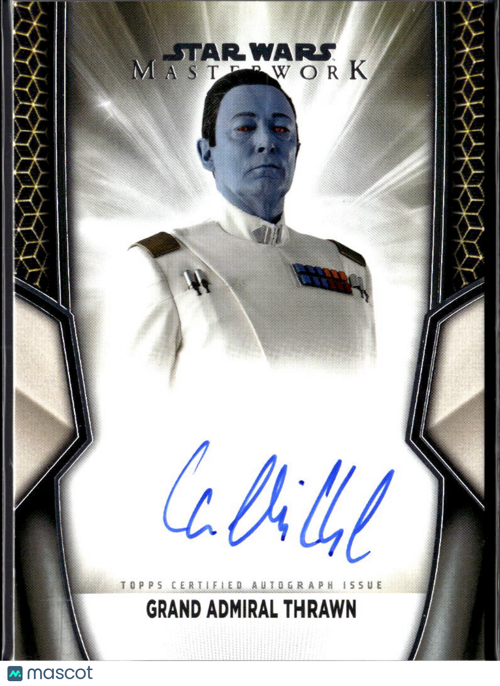 Lars Mikkelsen As Grand Admiral Thrawn Topps Star Wars Masterwork Auto Autograph