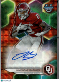 Javontae Barnes 2023 Bowman's Best Auto Autograph RC 14/25 Oklahoma Sooners