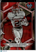 Jovantae Barnes 2023 Bowman's Best Red Refractor 5/5 Oklahoma Sooners