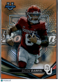 Dillon Gabriel 2022 Bowman's Best Orange Refractor RC 11/25 Oklahoma Sooners
