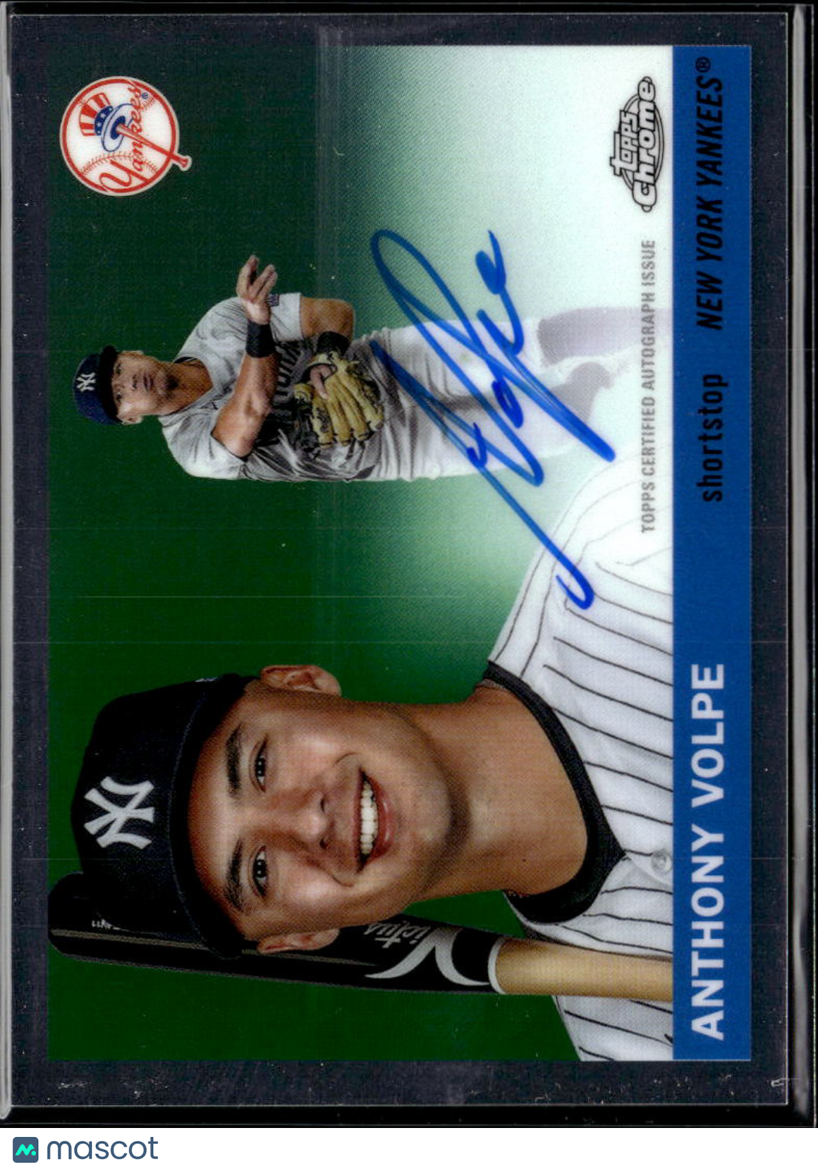 Anthony Volpe 2025 Topps Chrome Platinum Auto Autograph New York Yankees