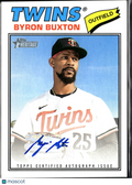 Byron Buxton 2026 Topps Heritage Auto Autograph Minnesota Twins