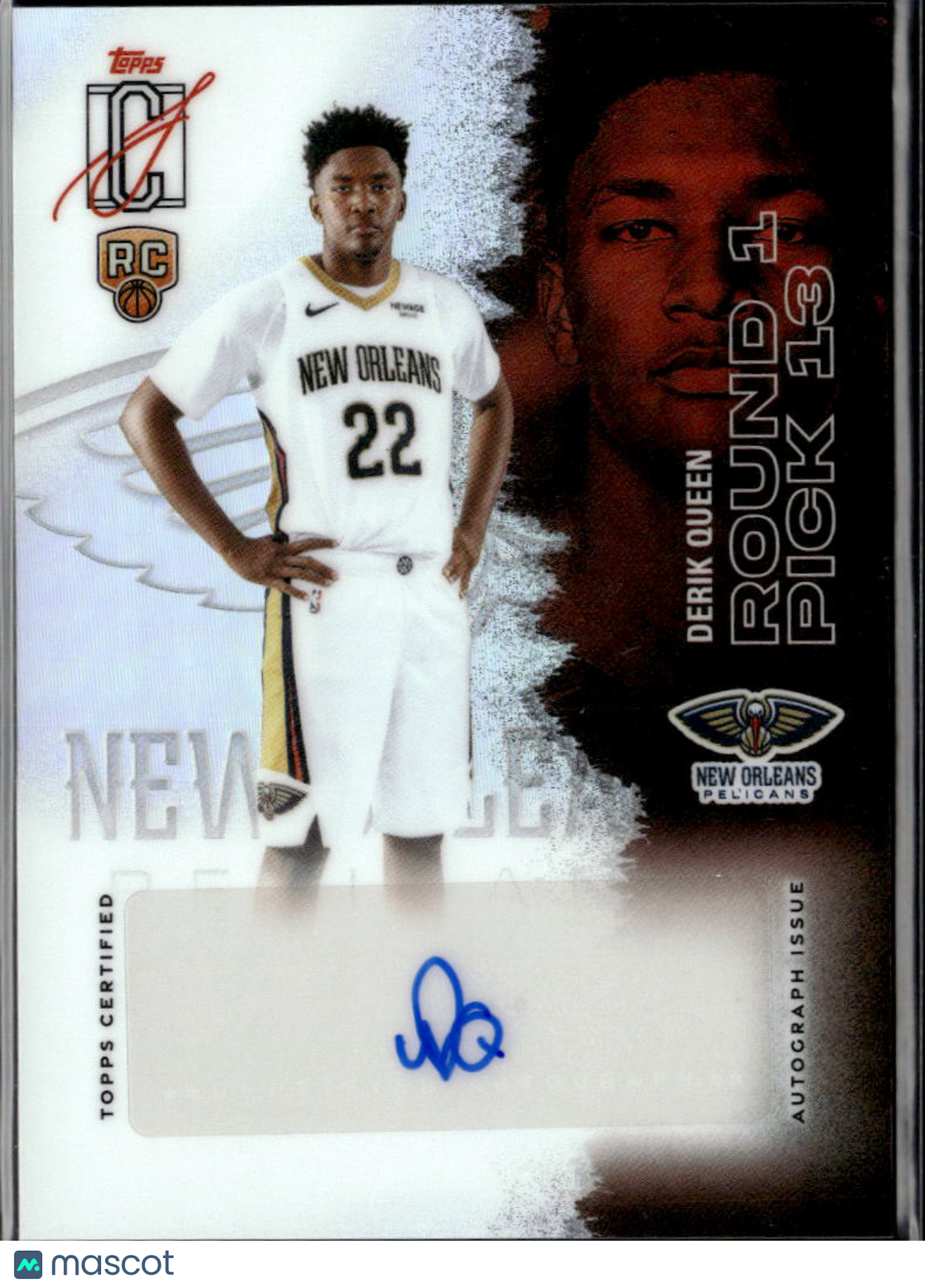 Derik Queen 2026 Topps Signature Class Auto Autograph RC New Orleans Pelicans