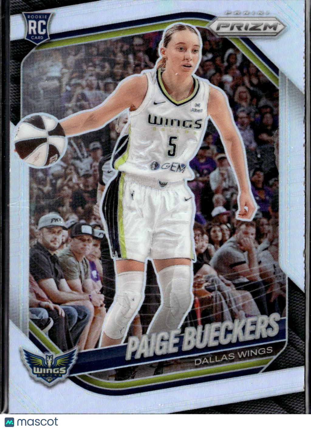 Paige Bueckers 2025 Panini Prizm Silver Prizm Rookie RC Dallas Wings