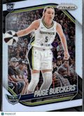 Paige Bueckers 2025 Panini Prizm Silver Prizm Rookie RC Dallas Wings