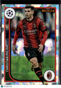 Christian Pulisic 2024 Topps Merlin Cracked Ice Refractor 157/250 AC Milan
