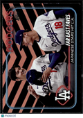 Yoshinobu Yamamoto / Shohei Ohtani 2024 Topps RC Holiday Los Angeles Dodgers