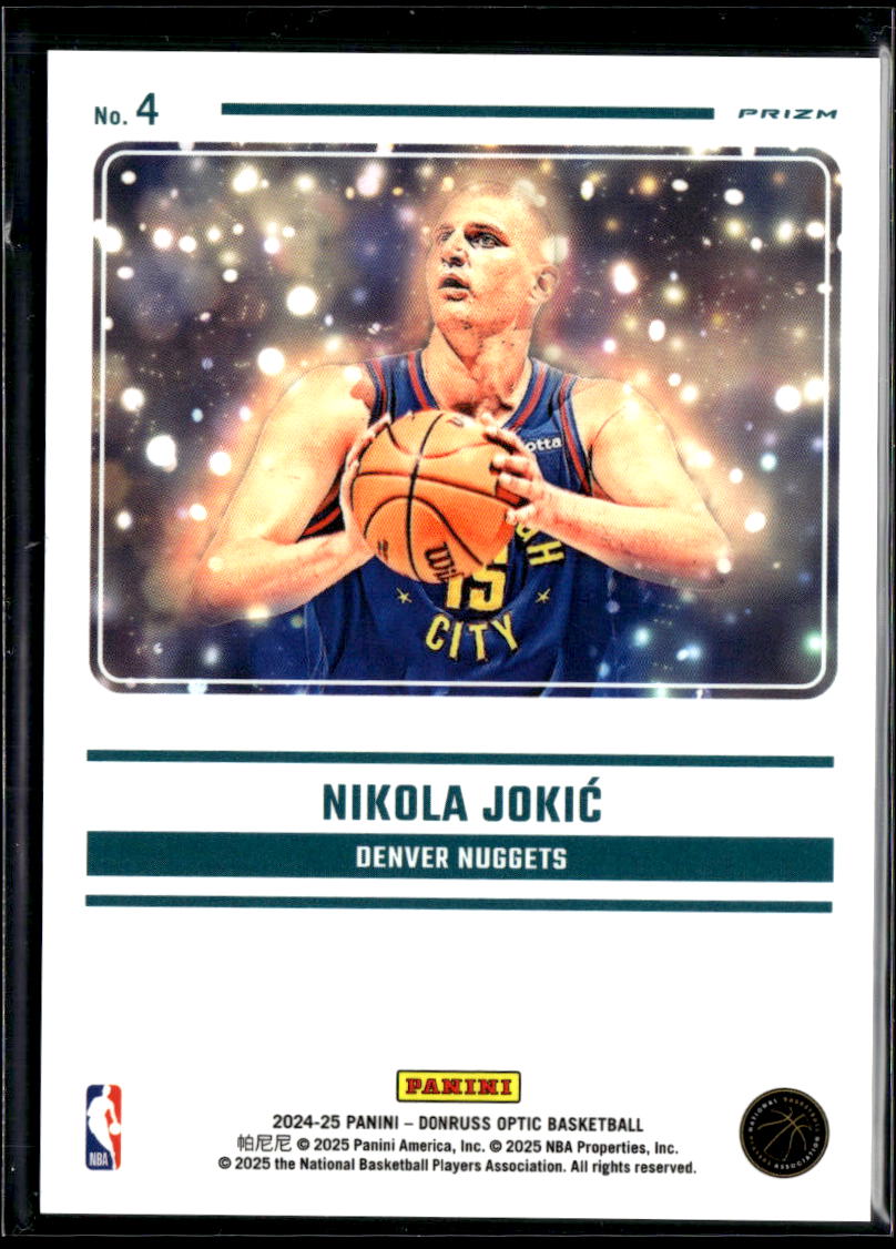 Nikola Jokić 2024-25 Optic Mythical Prizm CASE HIT SSP Denver Nuggets