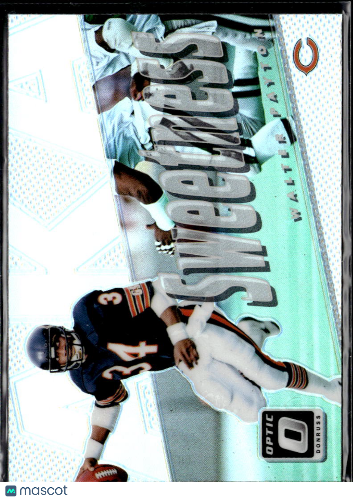 Walter Payton 2017 Optic AKA Sweetness Silver Holo Prizm #17 Chicago Bears