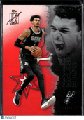 Victor Wembanyama 2026 Topps Signature Class Red 277/299 San Antonio Spurs