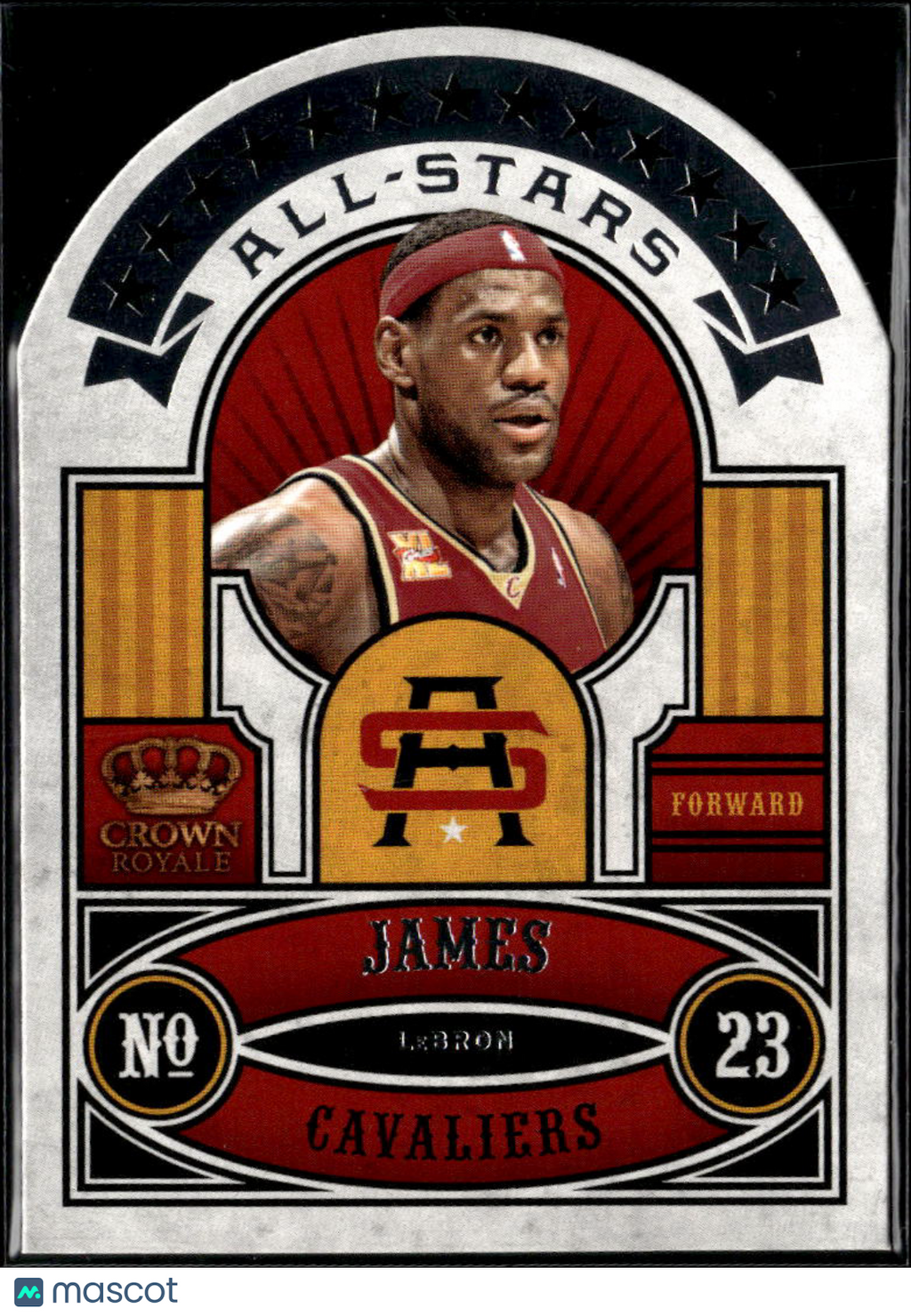 LeBron James 2010 Crown Royale All-Stars Die-Cut Cleveland Cavaliers