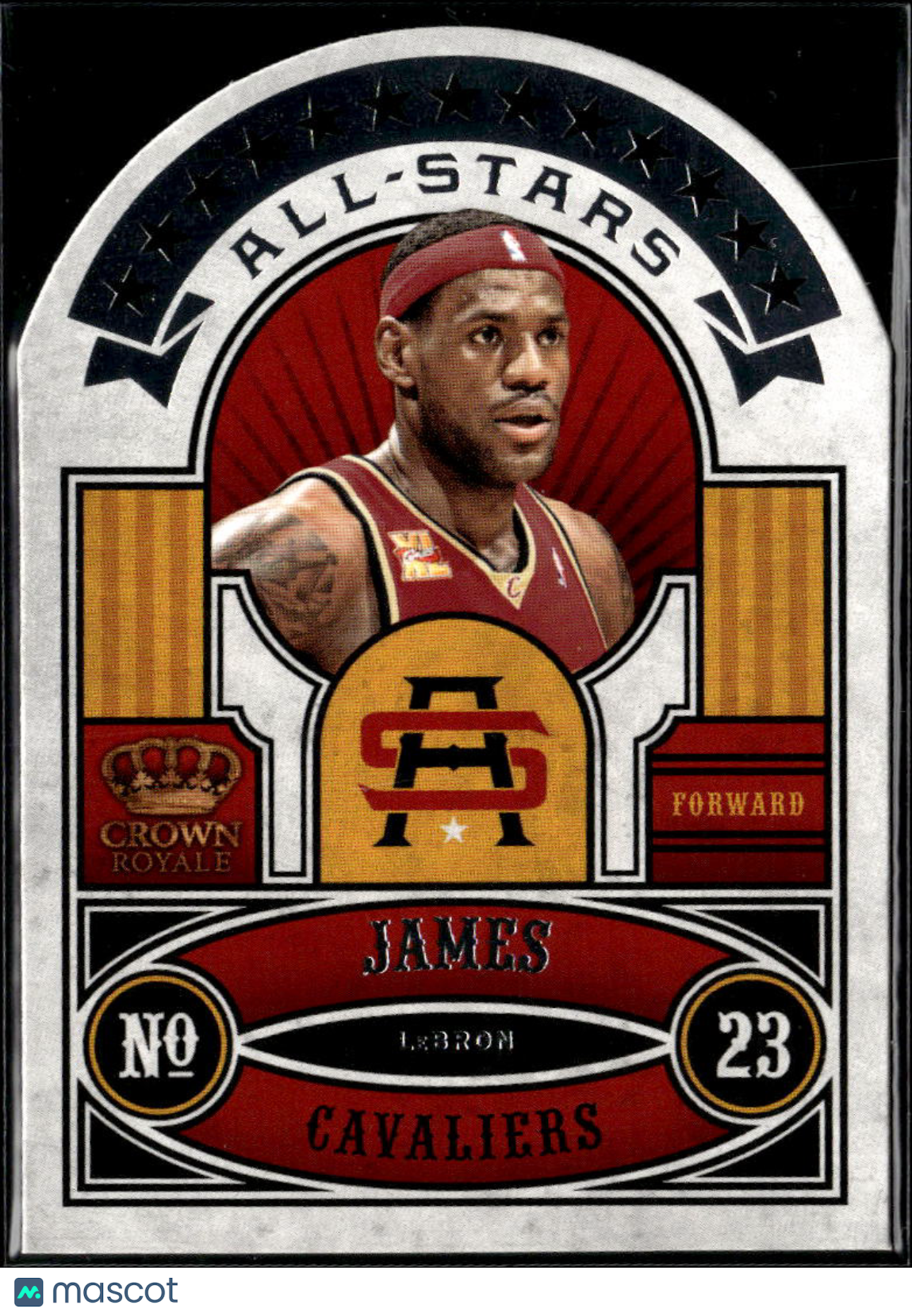LeBron James 2010 Crown Royale All-Stars Die-Cut Cleveland Cavaliers