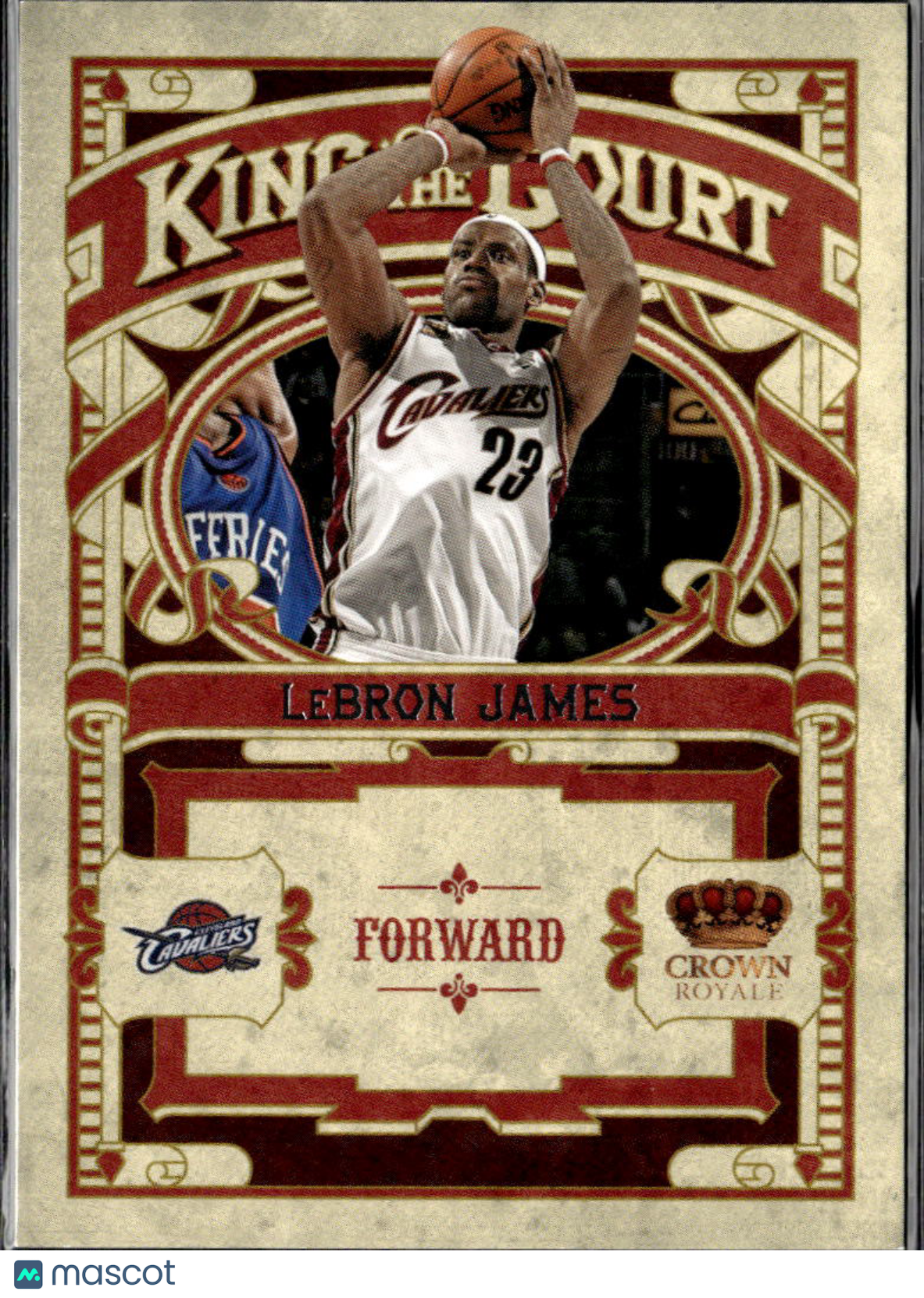 LeBron James 2010 Crown Royale King on the Court Cleveland Cavaliers