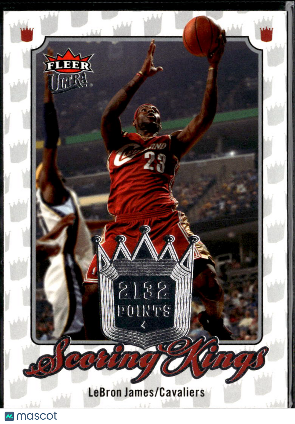 LeBron James 2007 Fleer Ultra Scoring Kings Insert Cleveland Cavaliers