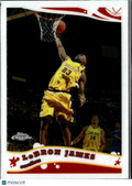 LeBron James 2005-06 Topps Chrome Card #102 Cleveland Cavaliers