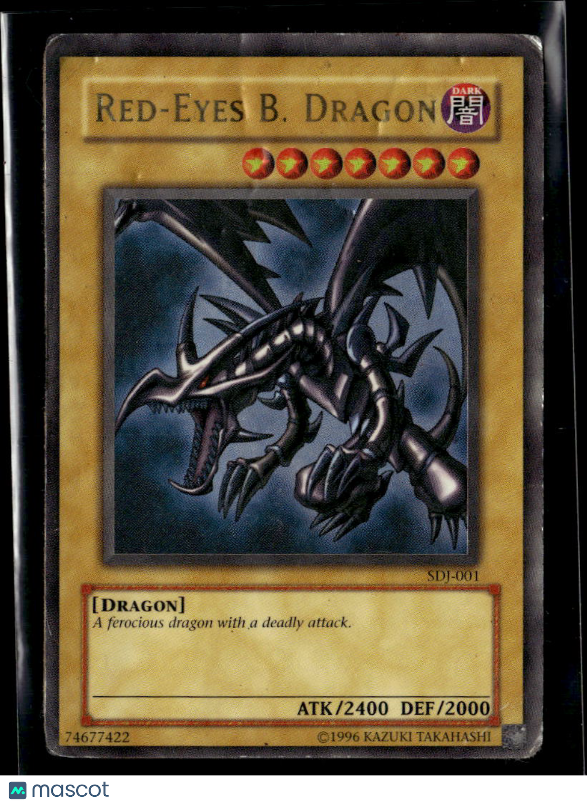 Red-Eyes B. Dragon 2002 Yu-Gi-Oh! Starter Deck Joey 1st Edition