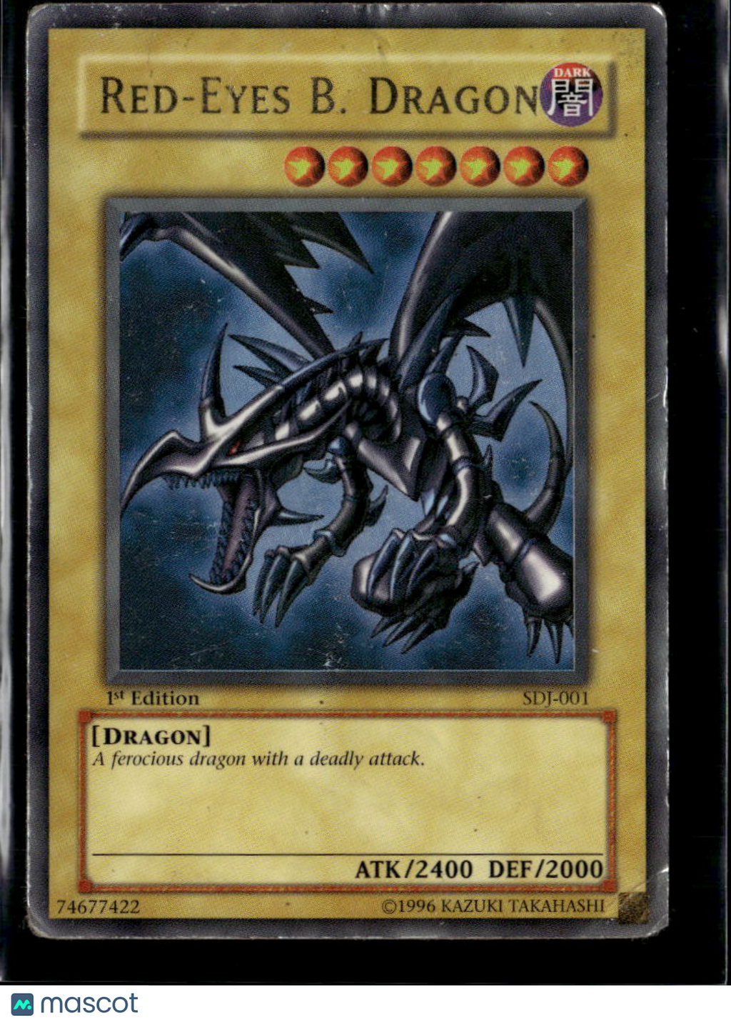 Red-Eyes B. Dragon 2003 Yu-Gi-Oh! Starter Deck Joey 1st Edition