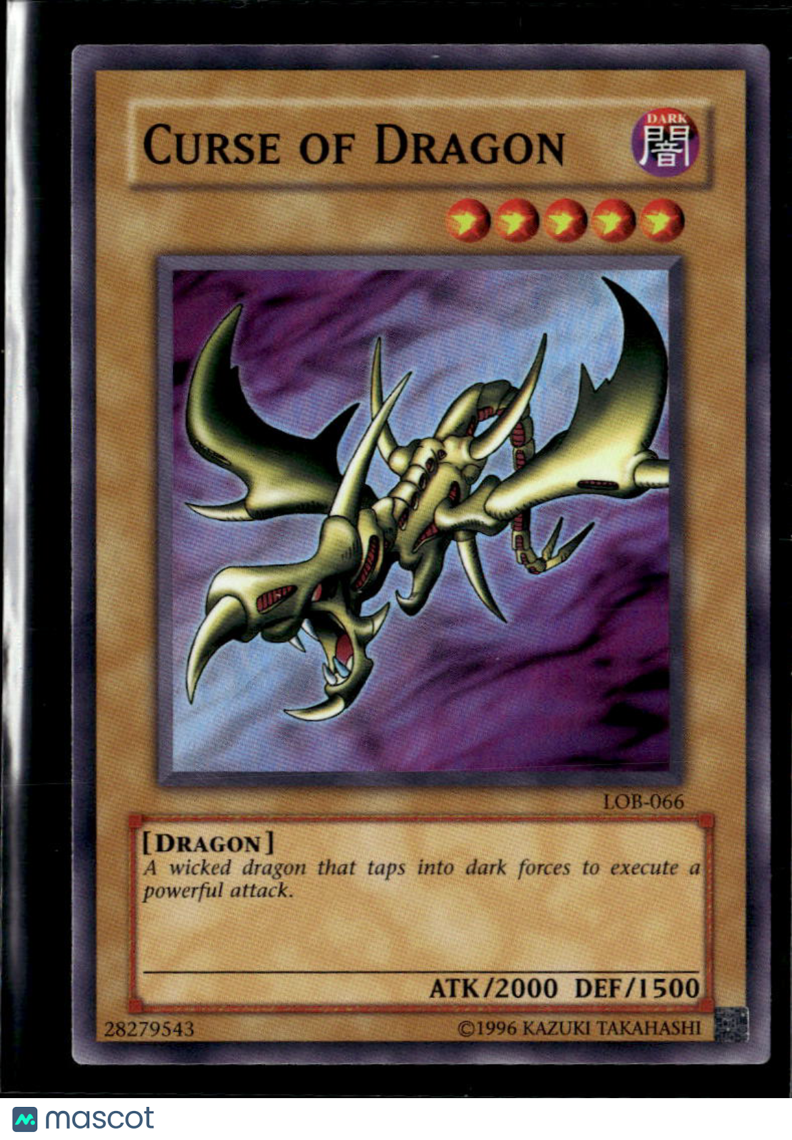 Curse of Dragon 2002 Yu-Gi-Oh! Legend of Blue Eyes White Dragon Foil Super Rare