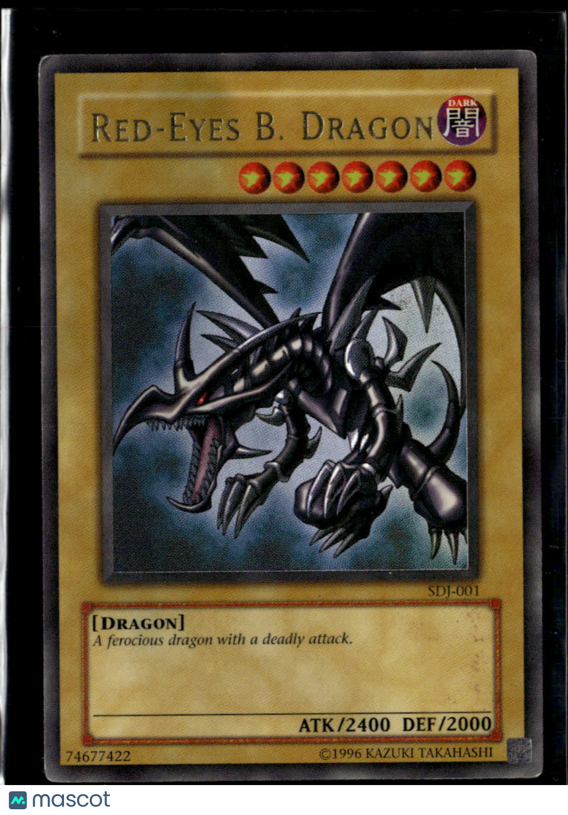Red-Eyes B. Dragon 2002 Yu-Gi-Oh! Starter Deck Joey Ultra Rare 1st Edition