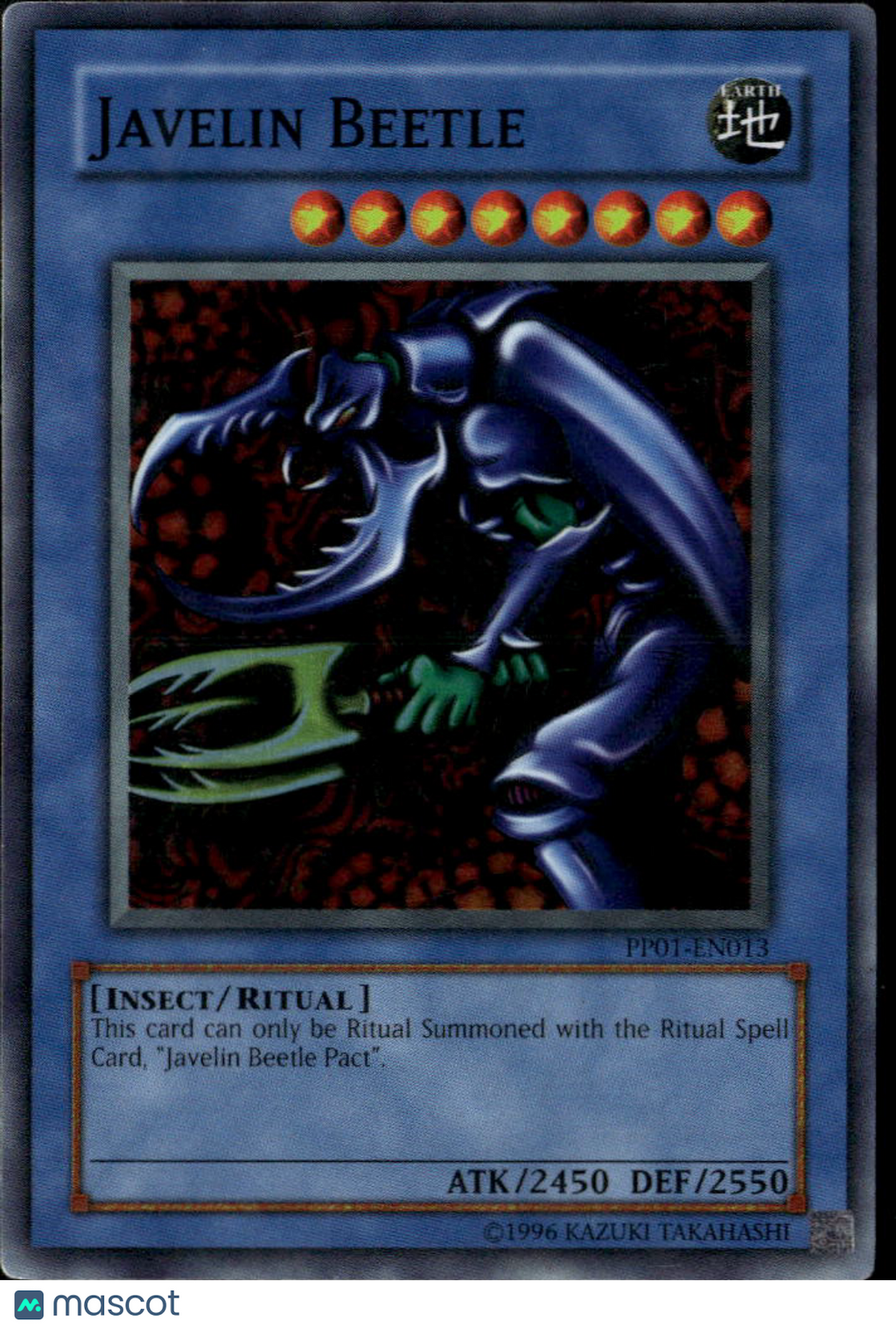 Javelin Beetle Premium Pack 1 Super Rare Ritual Monster