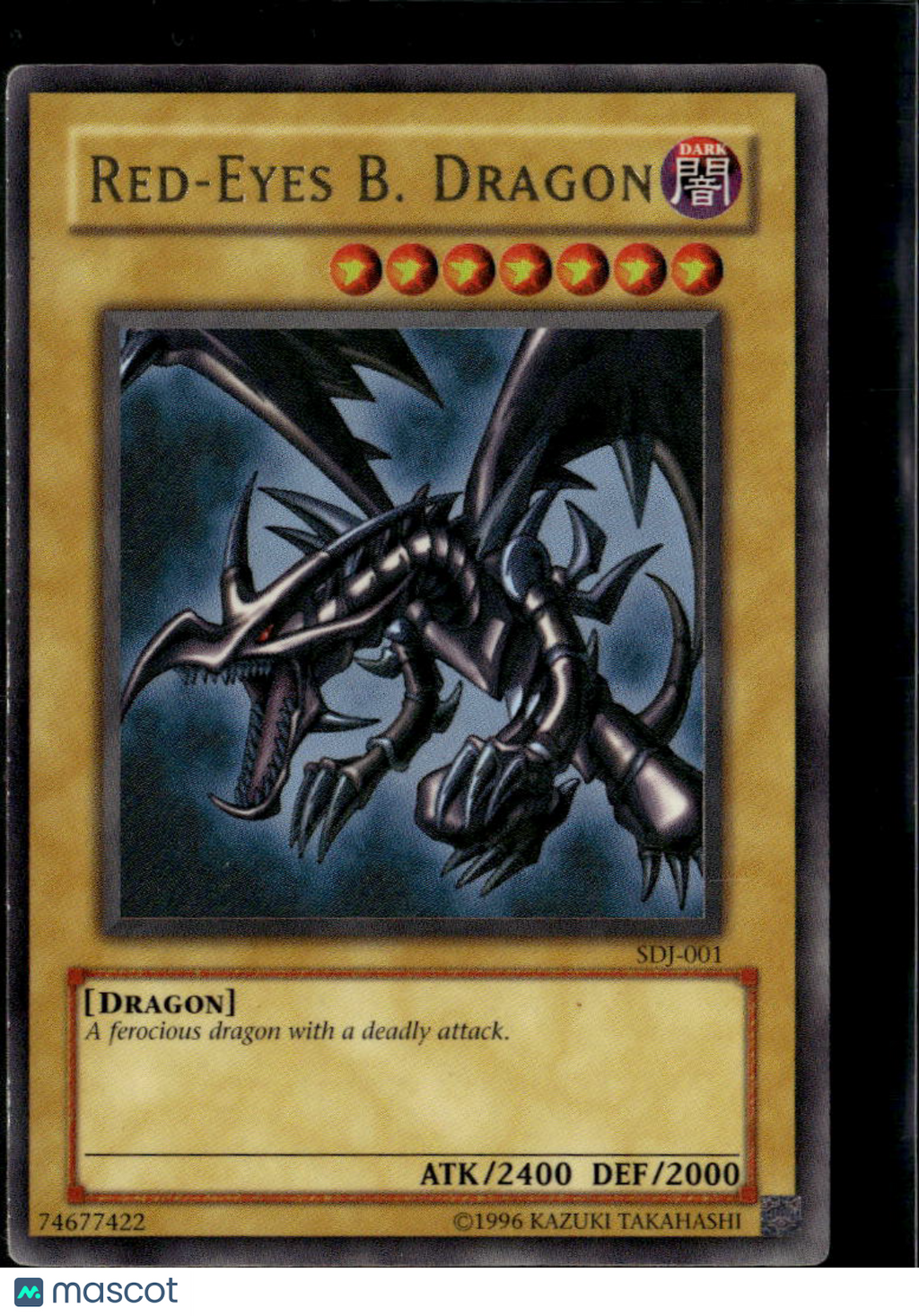 Red-Eyes B. Dragon 2003 Konami Yu-Gi-Oh! Starter Deck Joey 1st Edition