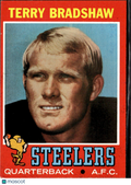 Terry Bradshaw 1971 Topps Rookie Card RC #156 Pittsburgh Steelers