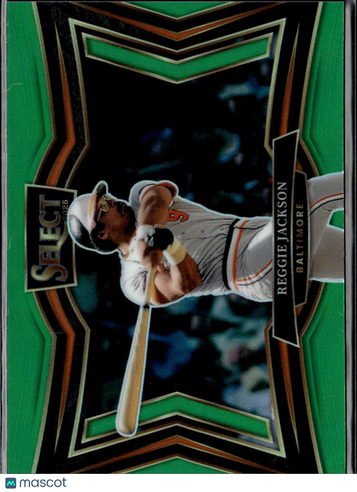 Reggie Jackson 2025 Select Green Emerald Prizm Diamond 1/5 Baltimore Orioles