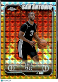 Chris Paul 2025 Topps Chrome GOLD Refractor 48/50 San Antonio Spurs