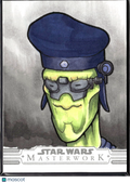 Neimoidian 2025 Topps Star Wars Masterwork Snorpixel Autograph Sketch Card 1/1