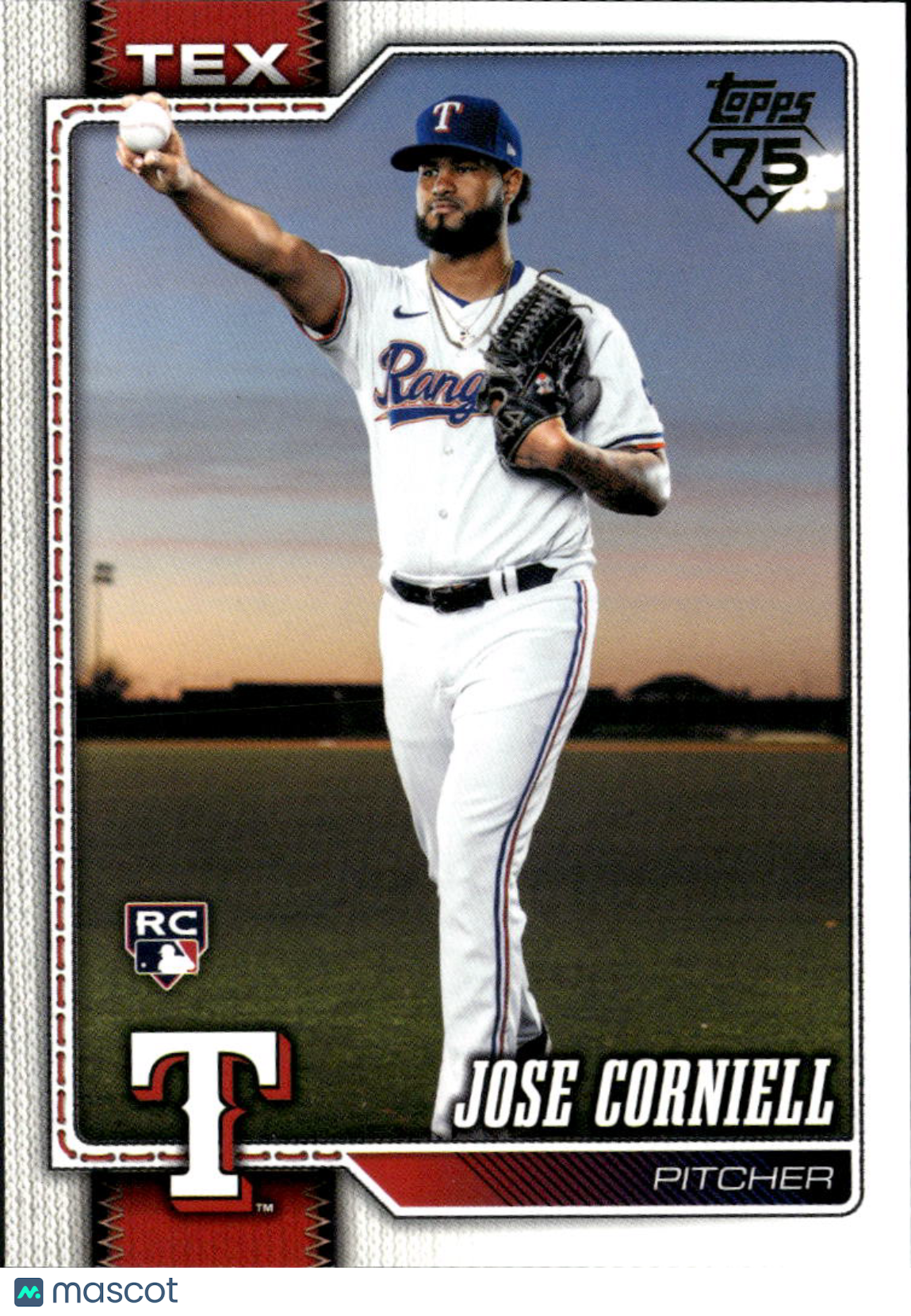 Jose Corniell 2026 Topps Series Two Golden Mirror SSP RC #665 Texas Rangers