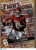 Dillon Gabriel 2022 Bowman's Best Fight Song Orange Refractor 15/25 Sooners