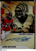 Joe Mixon 2019 Elements Auto Autograph GOLD Metal 16/50 Cincinnati Bengals