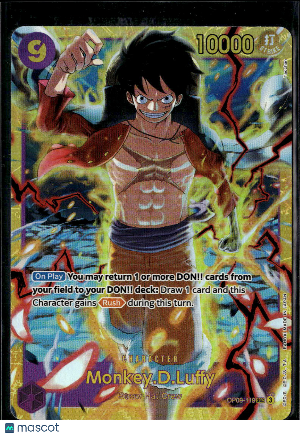 Monkey.D.Luffy 2024 Bandai One Piece Card Game The New Genesis Holo Super Rare