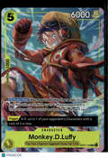 Monkey.D.Luffy 2024 One Piece Card Game 500 Years in the Future Holo Super Rare